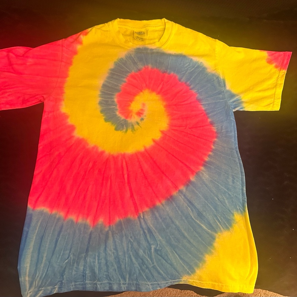 Colorful Youth Tie-Dye Short Sleeve T-Shirt